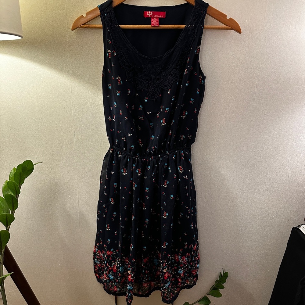 Women's Navy Floral Dress
